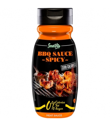 Salsa Barbacoa Picante Servivita sin azúcar