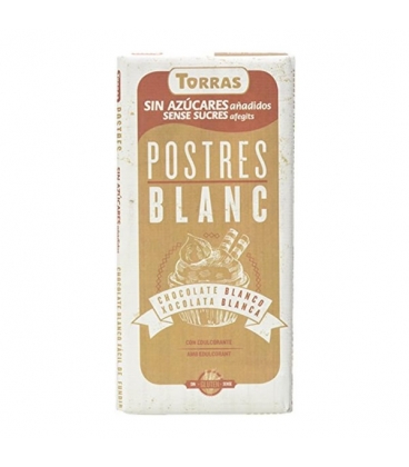 Chocolate  Postres Blanco de Torras