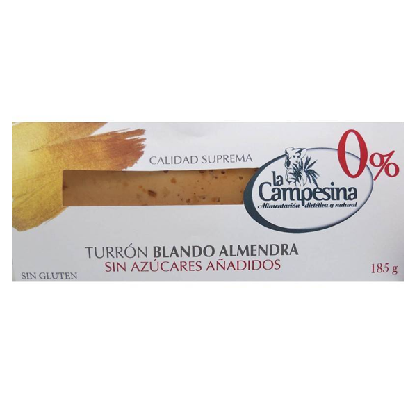 Turrón Blando Almendras - La Campesina