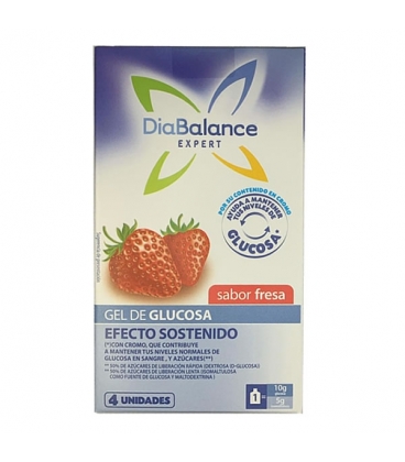 Diabalance Gel Glucosa Efecto Sostenido Fresa (x4)