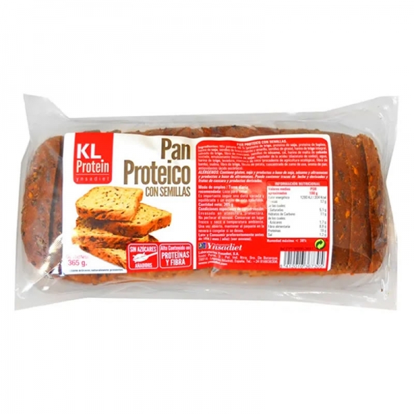 Pan Proteico con Semillas KL Protein