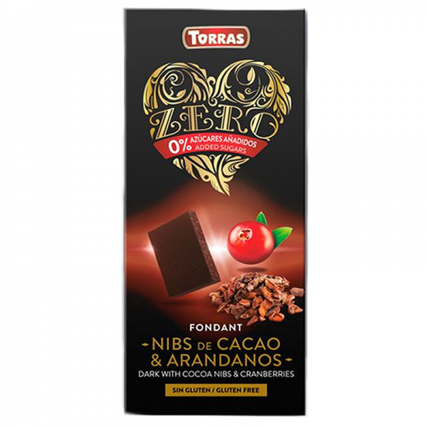 Chocolate Torras Zero Fondant & Arándanos
