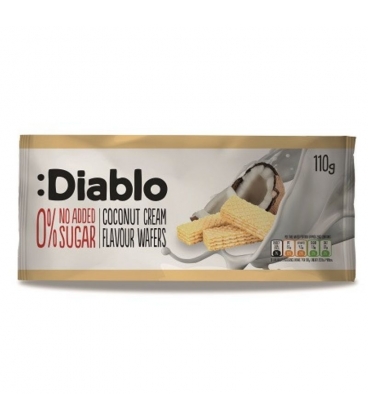Barquillo con crema de coco sin Azúcar : Diablo