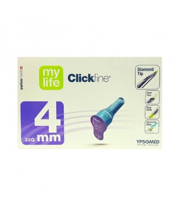 Agujas Mylife Clickfine 4mm/32G