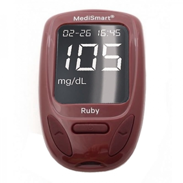 MediSmart glucometer® Ruby
