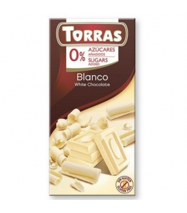 Chocolate Torras Blanco 0% azúcares añadidos