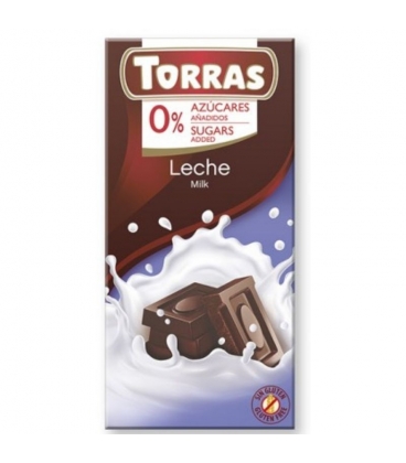 Chocolate Torras con Leche 0% azúcares añadidos