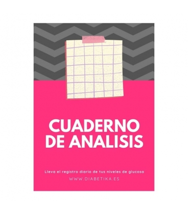 Cuaderno de Análisis niveles de Glucosa - Diabetika