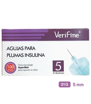 Agujas Verifine 31G 5mm