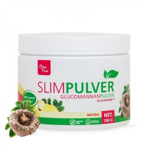 Alimentos Limpos - Glucomannan Konjac Slimpulver Powder