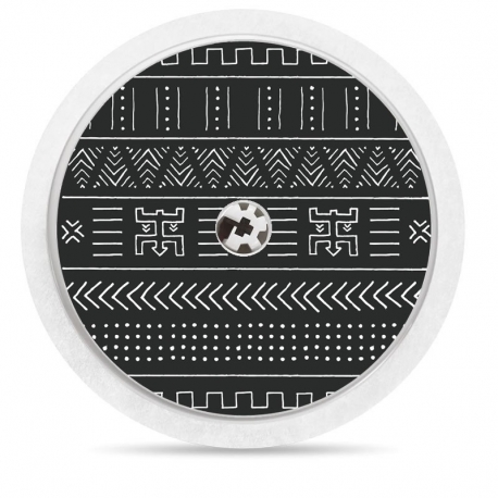 Pegatina Sticker para Freestyle Libre® - Tribal Negro [25]