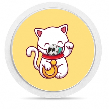 Sticker for Freestyle®  - Lucky kitty face mask [93]