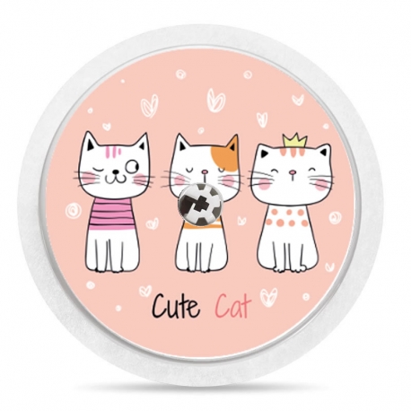 Pegatina Sticker para Freestyle Libre® - Cute Cat [08]
