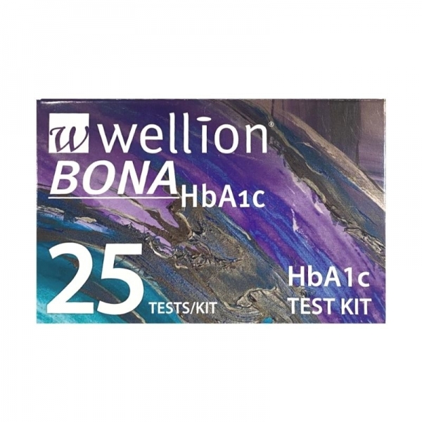 25 Test Kit HbA1c - Wellion Bona