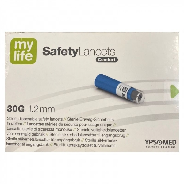 Lancetas de seguridad 30G 1.2mm - My Life
