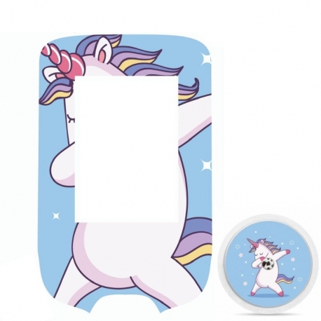 Pegatina Sticker para Glucómetro Freestyle Libre® - Unicornio [302]