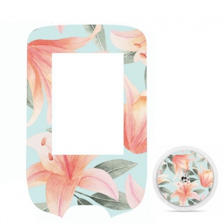 Sticker for Glucometer Freestyle Libre® -  flowers [306]