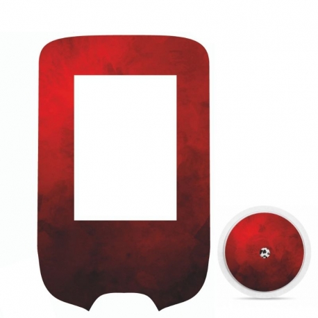 Adesivo de Glucometer Livre Freestyle® - Royal red [233]