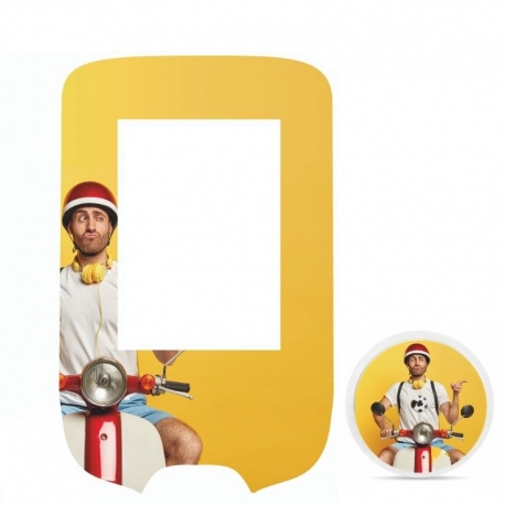 Adesivo de Glucometer Livre Freestyle® -  Vespa [324]