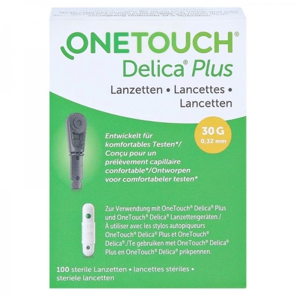 Lancetas OneTouch Delica Plus (100 lancetas)