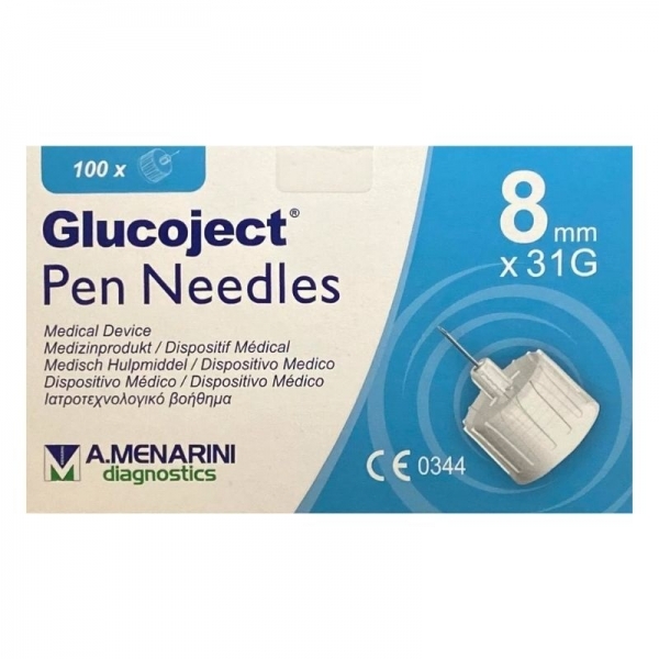 Agujas Glucoject  8mm/31G