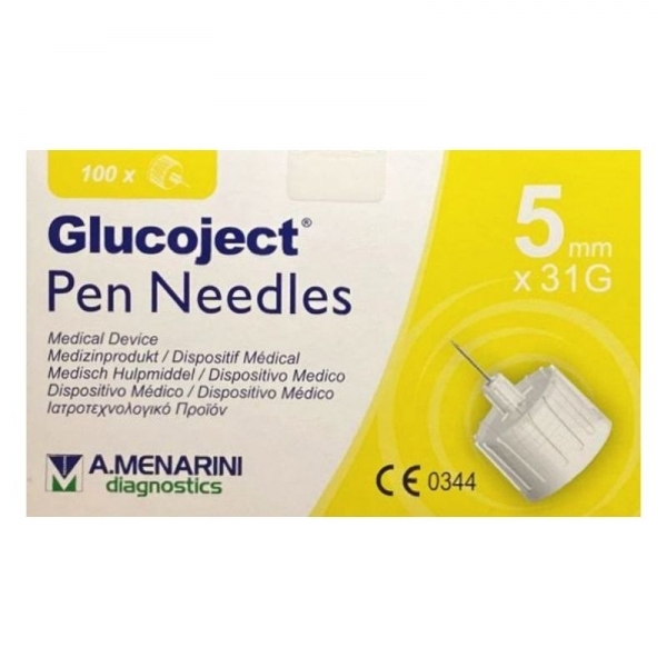 Agujas Glucoject  5mm/31G