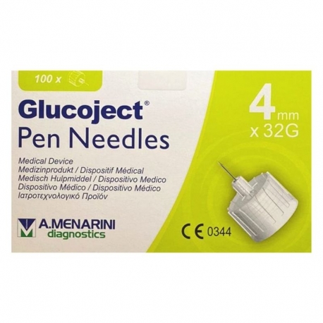 Agujas Glucoject  4mm/32G