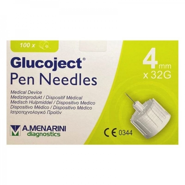 Agujas Glucoject  4mm/32G