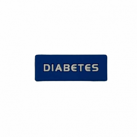 Identificador Diabetes para reloj Azul