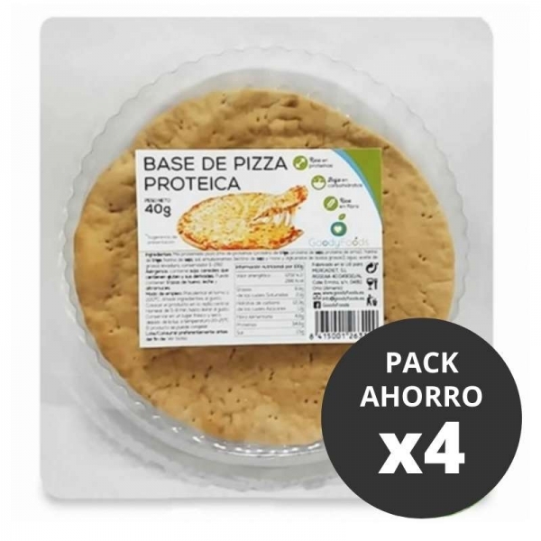 GoodyFoods - Base de Pizza Proteica (Pack Ahorro)