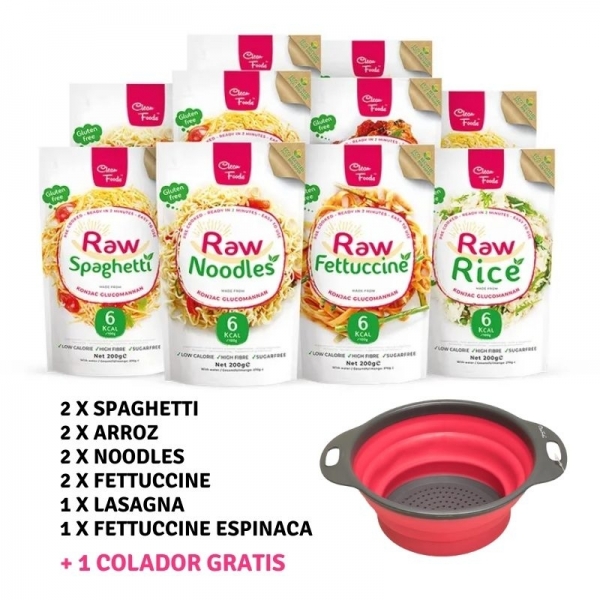Raw Pasta - Pack Inicio (x10 paquetes)
