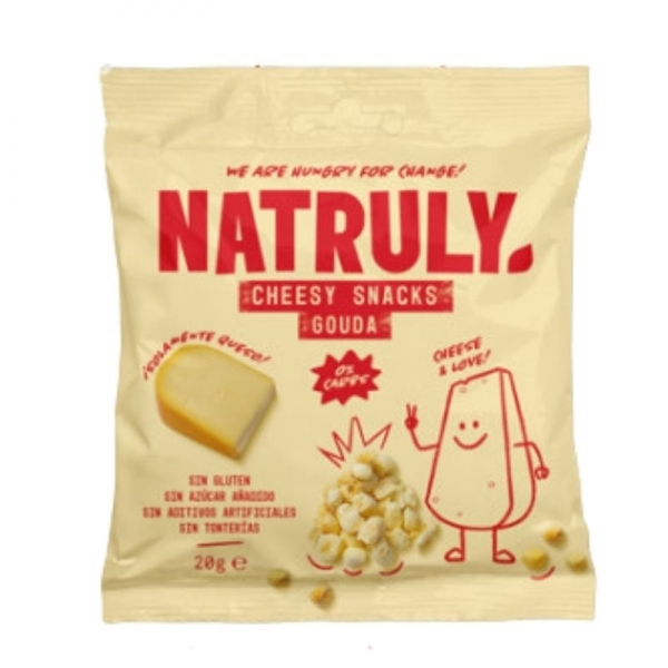 Natruly - Snack crujiente de Queso