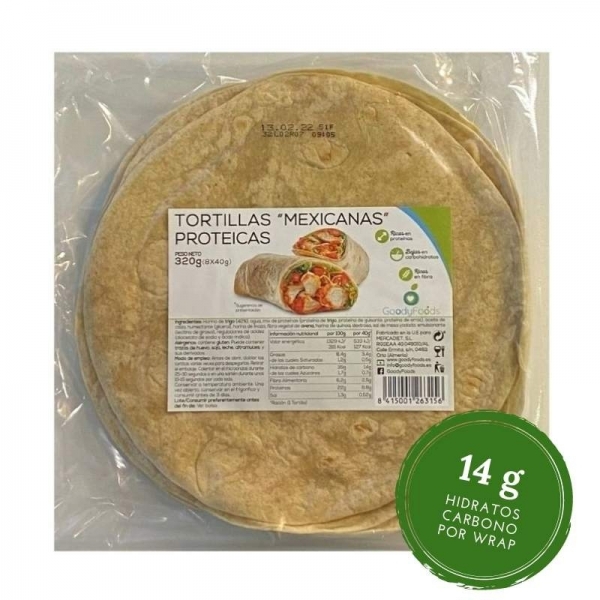GoodyFoods - Tortillas Mexicanas proteicas