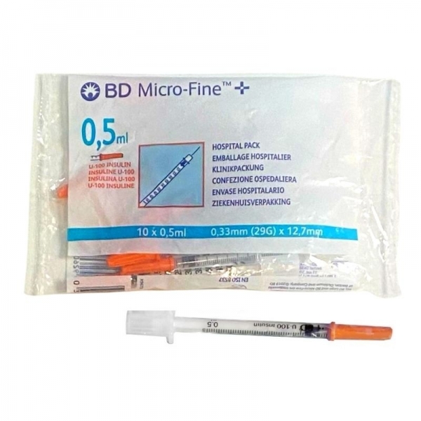 BD - Jeringas Micro Fine 0,5 ML