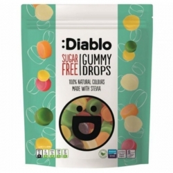 Gominolas de gotas con Stevia  sin azúcar :Diablo