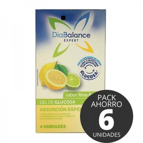 Diabalance Gel Glucosa Rapida Limón - Pack Ahorro