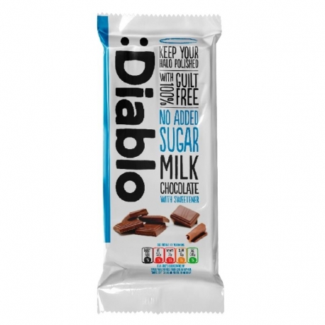 Tableta de Chocolate con leche :Diablo
