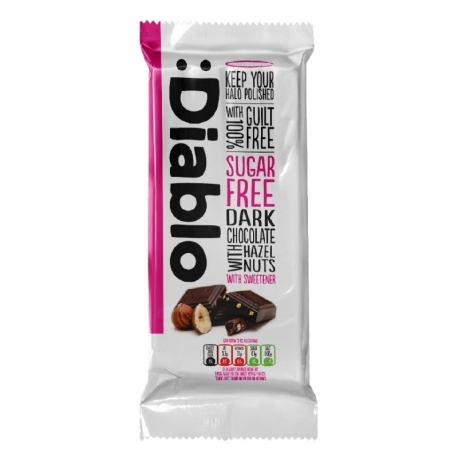 Tableta 80% Chocolate Negro con Stevia :DIABLO