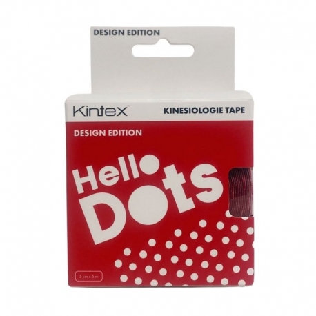 Kintex - Cinta Kinesio Lunares Rojo