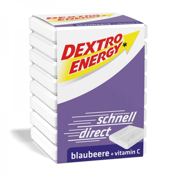Dextro Energy - Pílulas de Glicose de Mirtilo