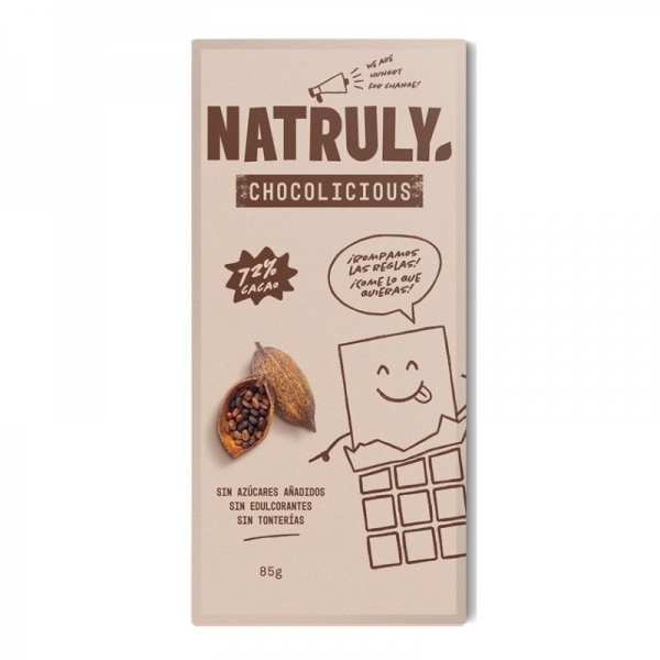 Natruly - Chocolicious de naranja y jengibre