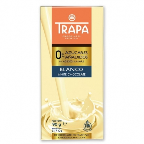 Chocolates Trapa - Blanco 0% azucares