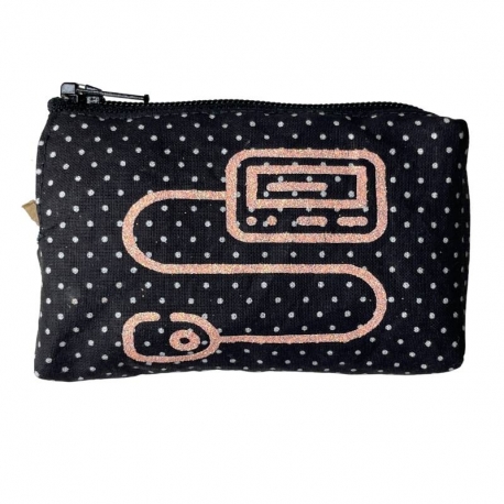 Funda Bomba Insulina para Medtronic 640G/670G/780G - Puntos Icono Glitter