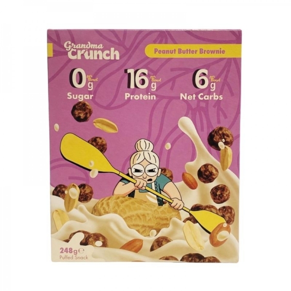Grandma Crunch - Cereales Brownie con mantequilla de cacahuete