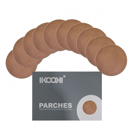Pack parches Freestyle Libre® 7,5cm Carne Centro sin adhesivo (10 unidades)