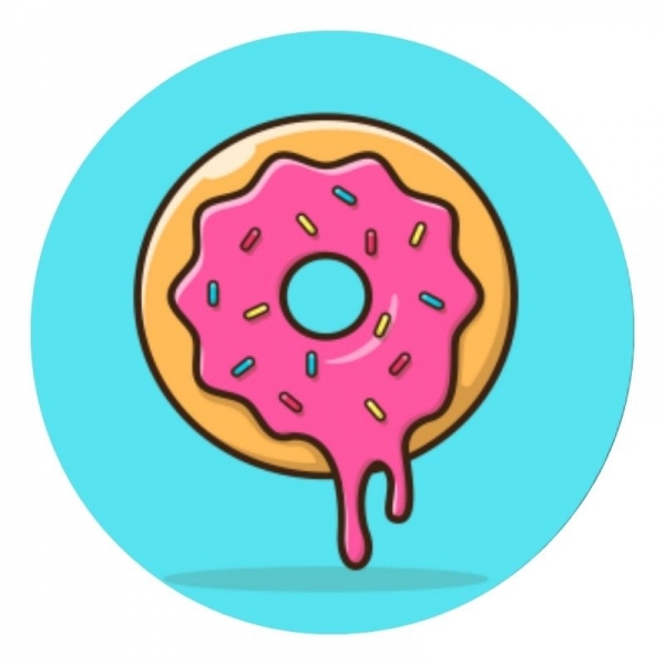Parche protector Freestyle Libre® Donut rosa y azul