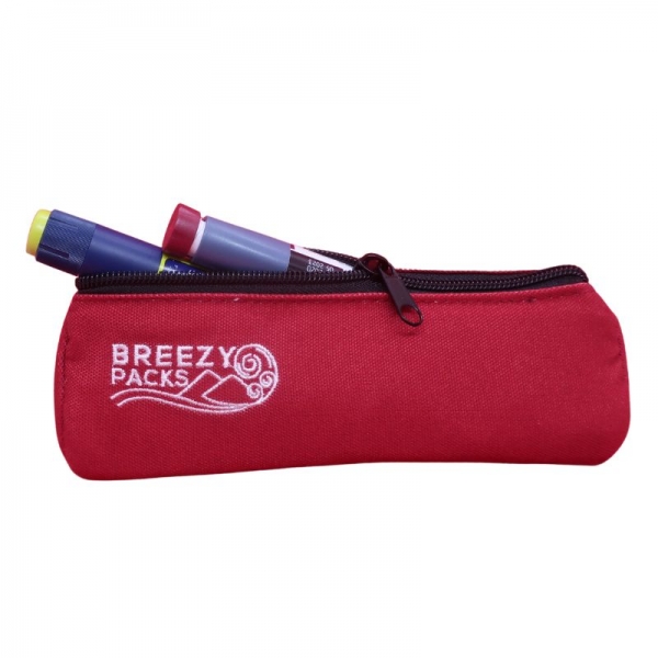 Breezy Packs - Caso Vermelho Básico (3 canetas)
