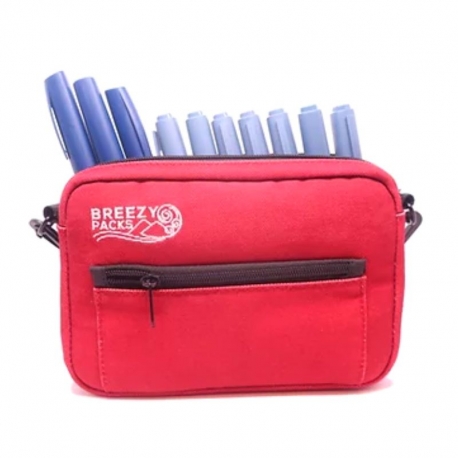 Breezy Packs - Estuche Mega Rojo (10 plumas)