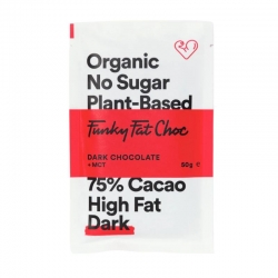 Funky Fat Choc - Chocolate negro +MCT sin azúcar