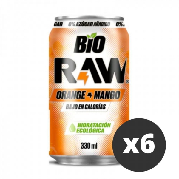 Raw Bio Orange & Mango (Pack x6)